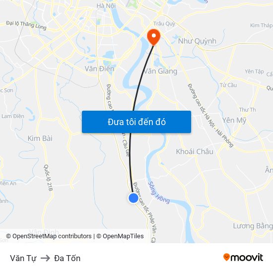 Văn Tự to Đa Tốn map