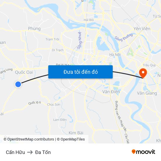 Cấn Hữu to Đa Tốn map