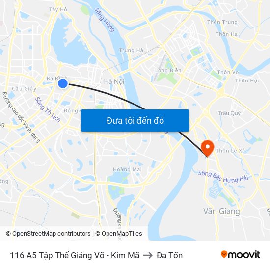 116 A5 Tập Thể Giảng Võ - Kim Mã to Đa Tốn map