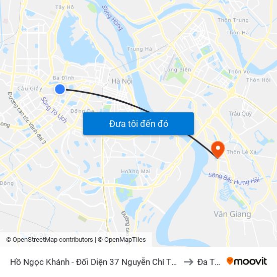 Hồ Ngọc Khánh - Đối Diện 37 Nguyễn Chí Thanh to Đa Tốn map