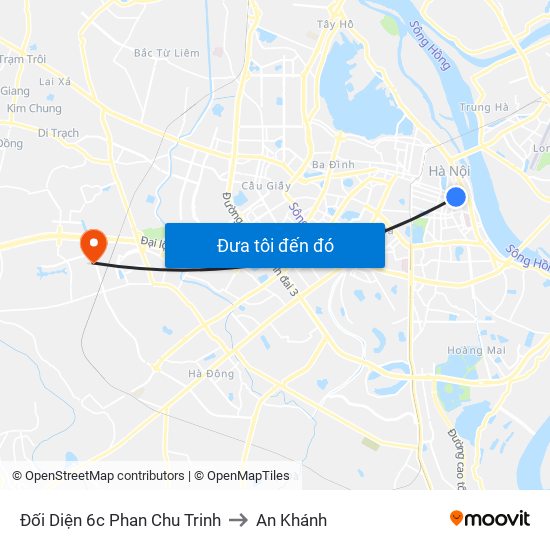 Đối Diện 6c Phan Chu Trinh to An Khánh map