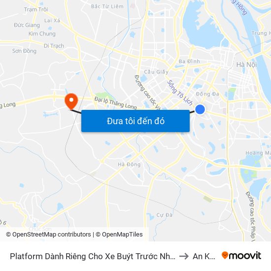 Platform Dành Riêng Cho Xe Buýt Trước Nhà 604 Trường Chinh to An Khánh map