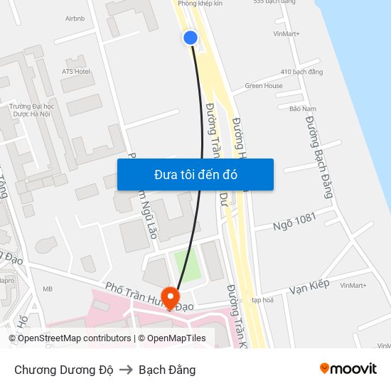 Chương Dương Độ to Bạch Đằng map