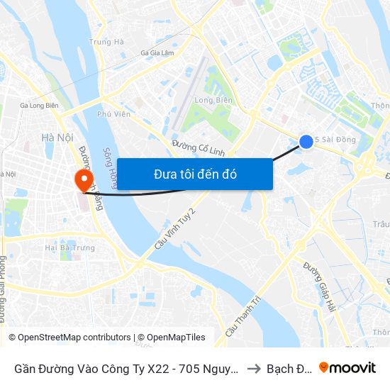 Gần Đường Vào Công Ty X22 - 705 Nguyễn Văn Linh to Bạch Đằng map