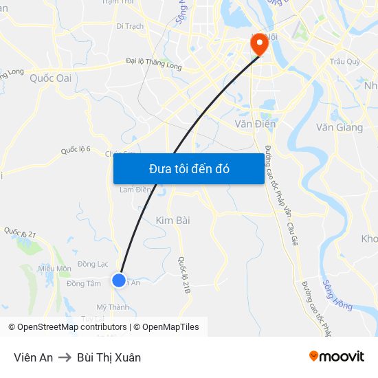 Viên An to Bùi Thị Xuân map