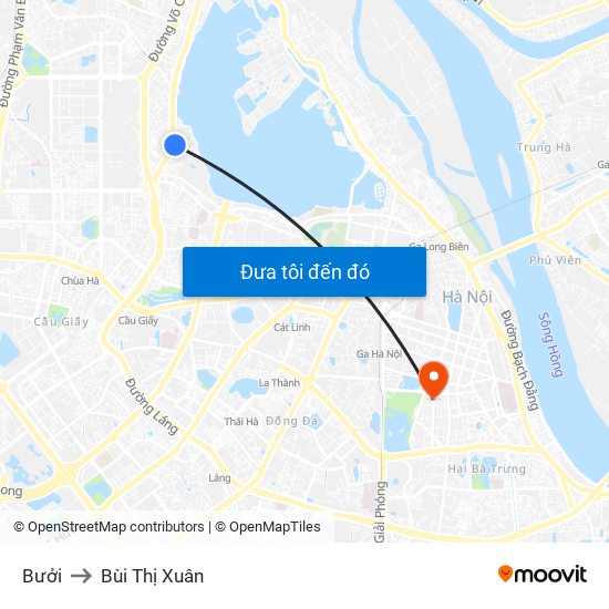 Bưởi to Bùi Thị Xuân map