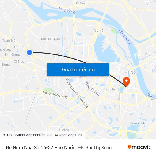 Hè Giữa Nhà Số 55-57 Phố Nhổn to Bùi Thị Xuân map