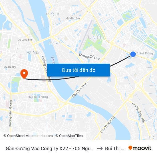 Gần Đường Vào Công Ty X22 - 705 Nguyễn Văn Linh to Bùi Thị Xuân map