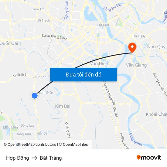 Hợp Đồng to Bát Tràng map