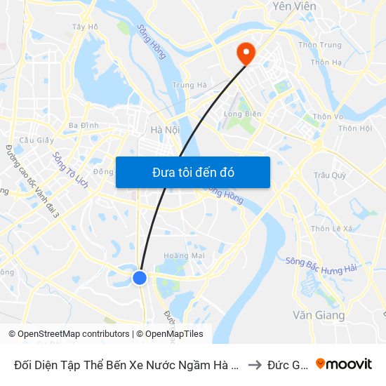 Đối Diện Tập Thể Bến Xe Nước Ngầm Hà Nội - Ngọc Hồi to Đức Giang map
