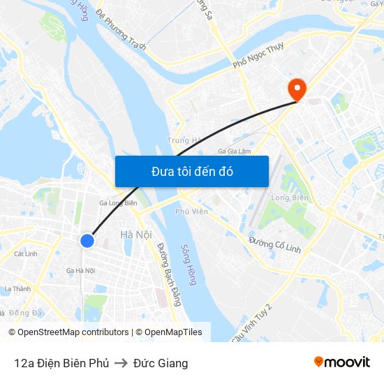 12a Điện Biên Phủ to Đức Giang map