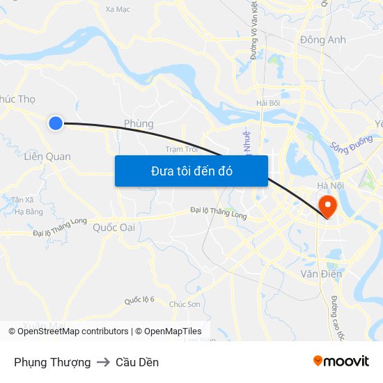 Phụng Thượng to Cầu Dền map