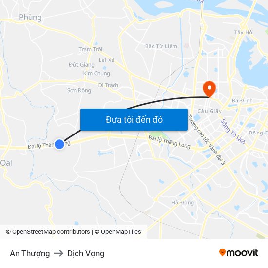 An Thượng to Dịch Vọng map