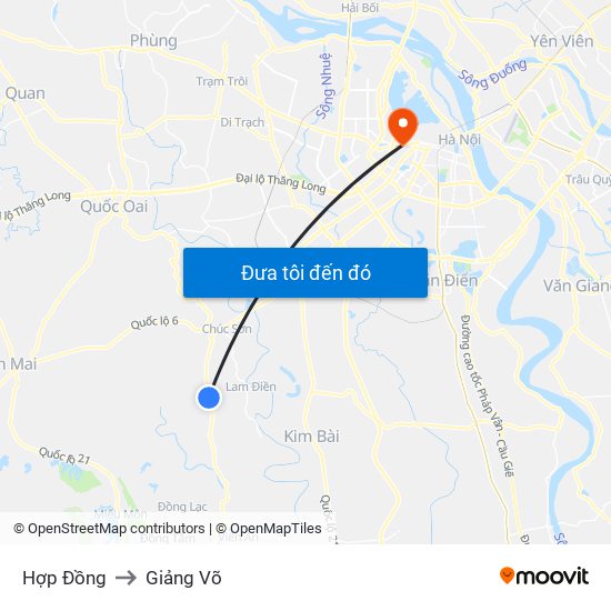 Hợp Đồng to Giảng Võ map