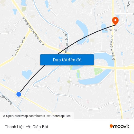Thanh Liệt to Giáp Bát map