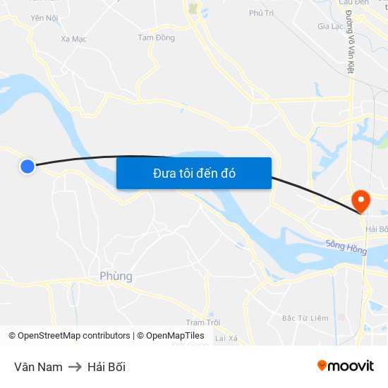 Vân Nam to Hải Bối map