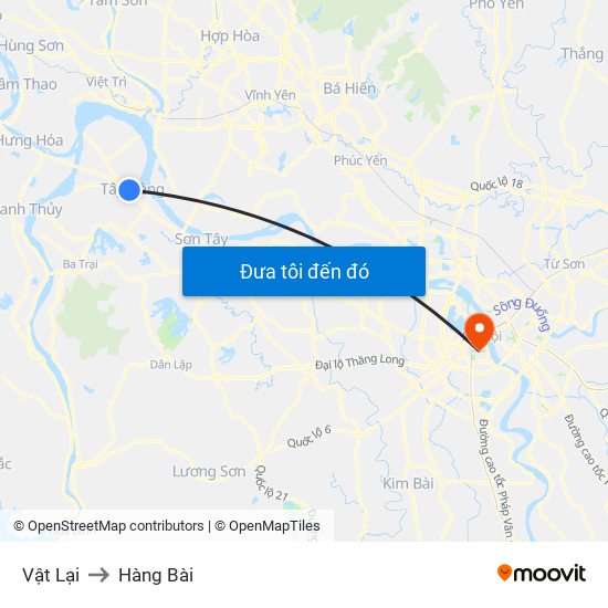 Vật Lại to Hàng Bài map