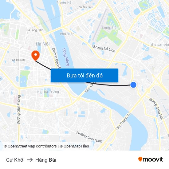 Cự Khối to Hàng Bài map