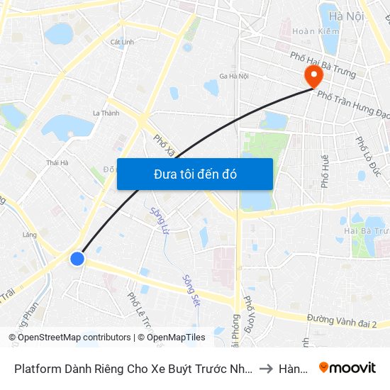 Platform Dành Riêng Cho Xe Buýt Trước Nhà 604 Trường Chinh to Hàng Bài map