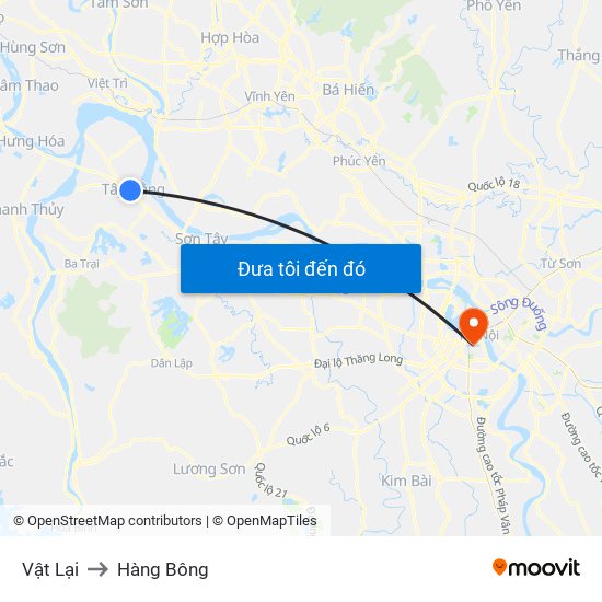 Vật Lại to Hàng Bông map