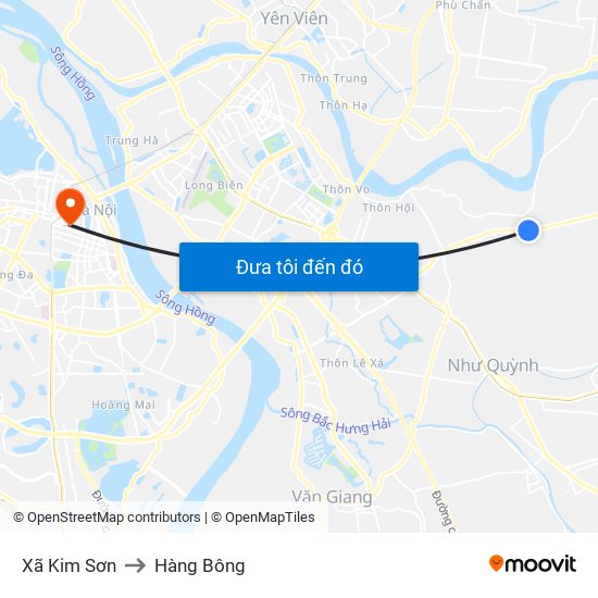 Xã Kim Sơn to Hàng Bông map