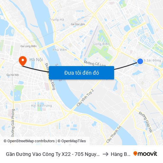 Gần Đường Vào Công Ty X22 - 705 Nguyễn Văn Linh to Hàng Bông map