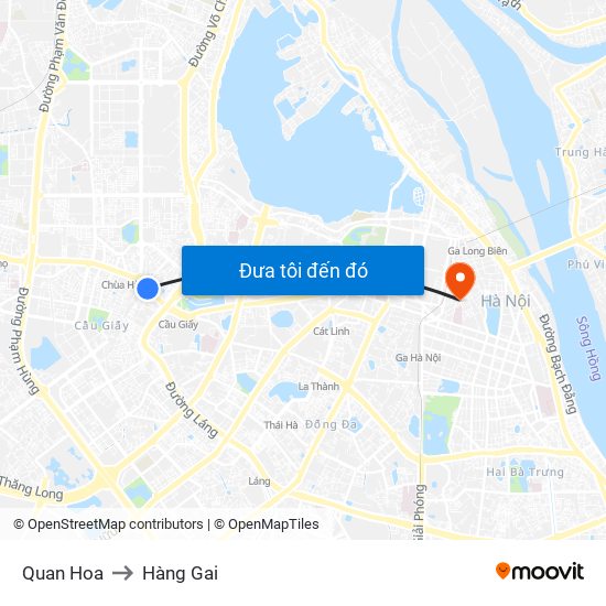 Quan Hoa to Hàng Gai map
