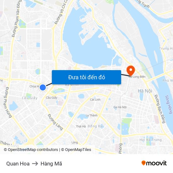 Quan Hoa to Hàng Mã map