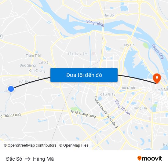 Đắc Sở to Hàng Mã map