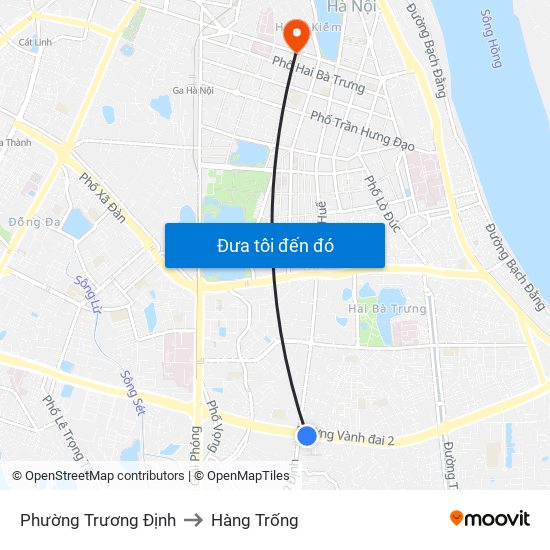 Phường Trương Định to Hàng Trống map