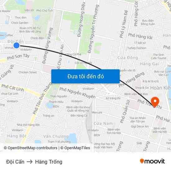 Đội Cấn to Hàng Trống map