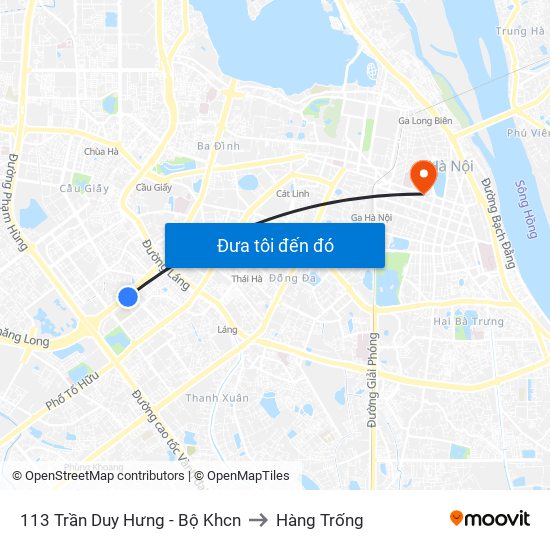 113 Trần Duy Hưng - Bộ Khcn to Hàng Trống map