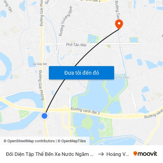 Đối Diện Tập Thể Bến Xe Nước Ngầm Hà Nội - Ngọc Hồi to Hoàng Văn Thụ map