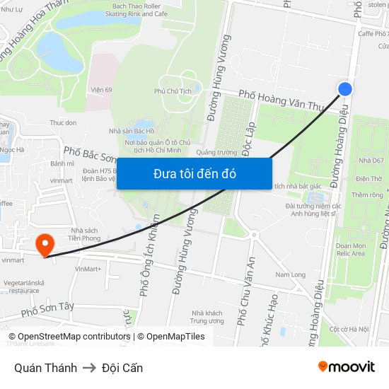 Quán Thánh to Đội Cấn map