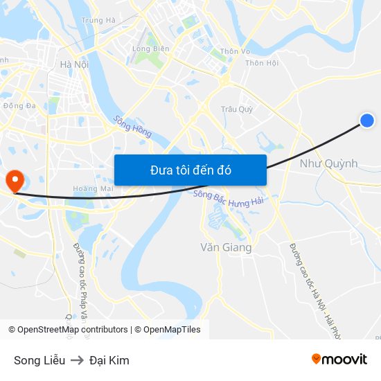 Song Liễu to Đại Kim map