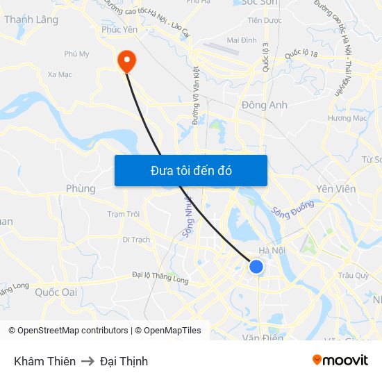 Khâm Thiên to Đại Thịnh map