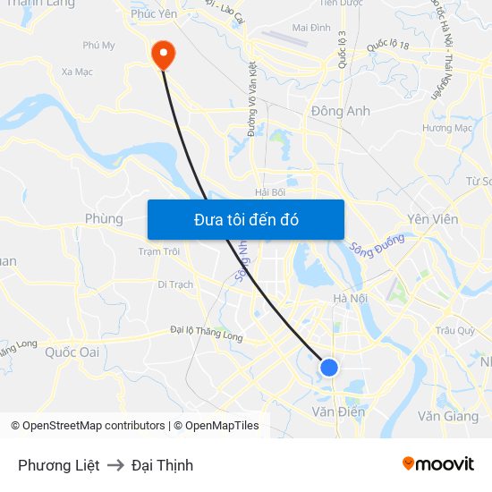 Phương Liệt to Đại Thịnh map