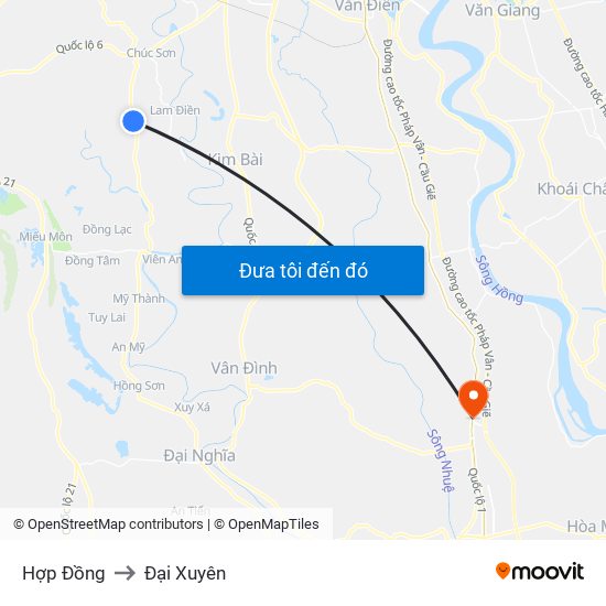 Hợp Đồng to Đại Xuyên map