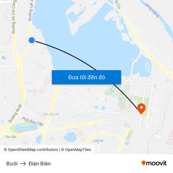 Bưởi to Điện Biên map