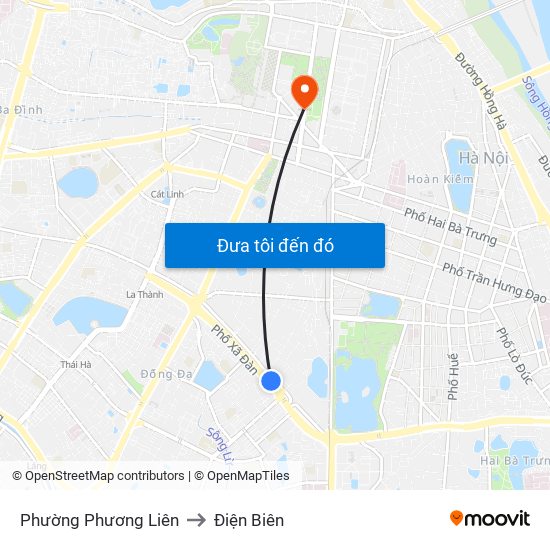 Phường Phương Liên to Điện Biên map