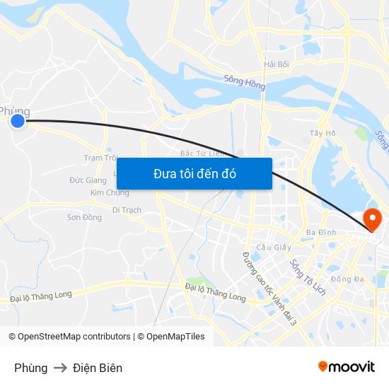 Phùng to Điện Biên map