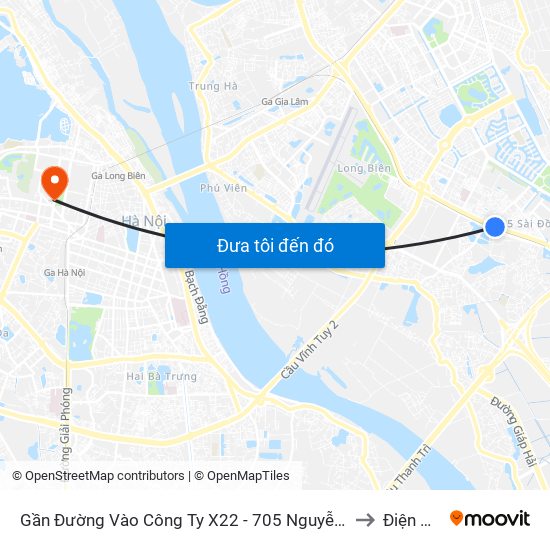 Gần Đường Vào Công Ty X22 - 705 Nguyễn Văn Linh to Điện Biên map