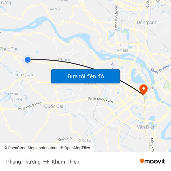 Phụng Thượng to Khâm Thiên map