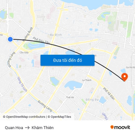 Quan Hoa to Khâm Thiên map
