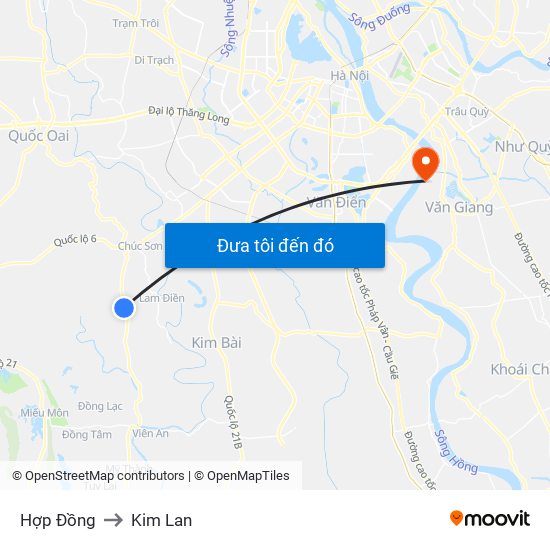 Hợp Đồng to Kim Lan map