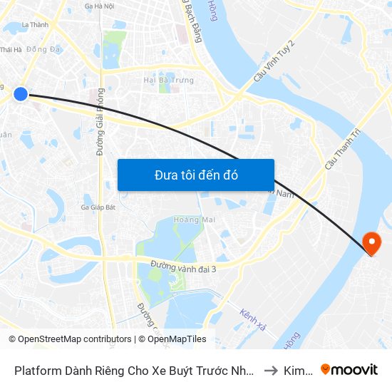 Platform Dành Riêng Cho Xe Buýt Trước Nhà 604 Trường Chinh to Kim Lan map