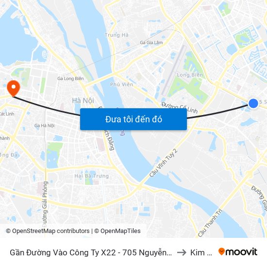 Gần Đường Vào Công Ty X22 - 705 Nguyễn Văn Linh to Kim Mã map