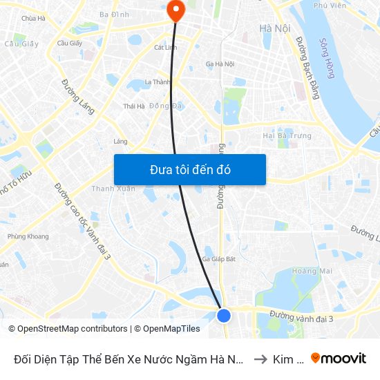 Đối Diện Tập Thể Bến Xe Nước Ngầm Hà Nội - Ngọc Hồi to Kim Mã map