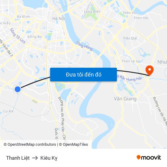 Thanh Liệt to Kiêu Kỵ map