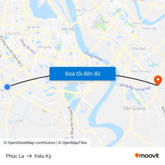 Phúc La to Kiêu Kỵ map